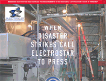 Tablet Screenshot of electrostarllc.com